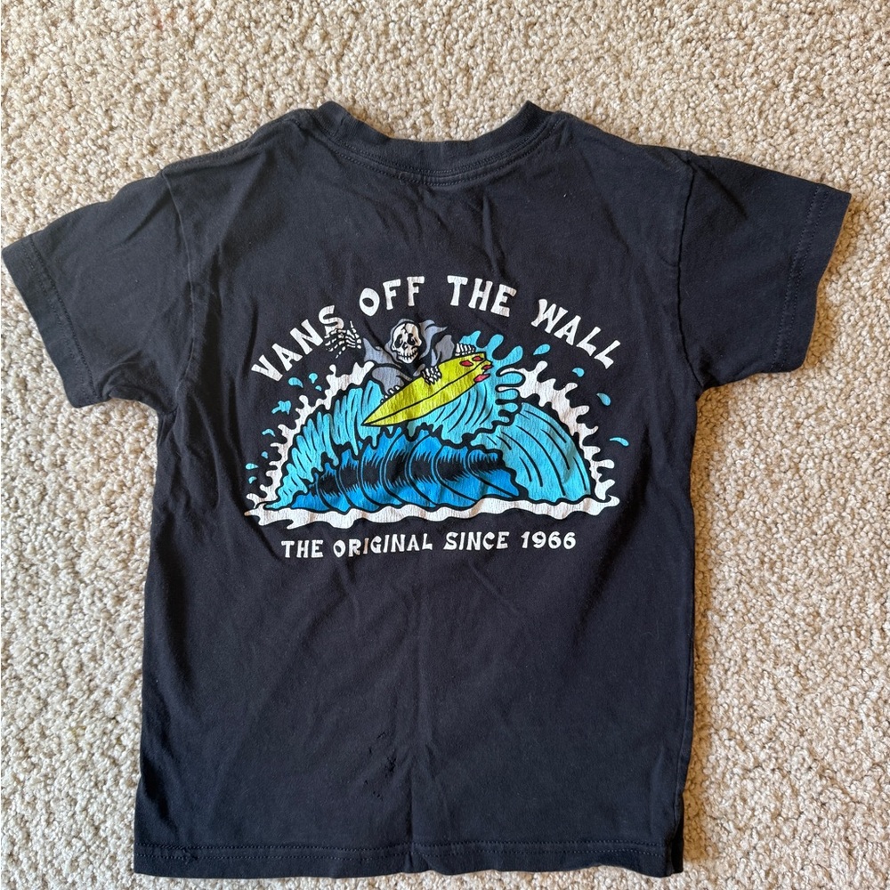 Vans Kids Black Graphic T-Shirt